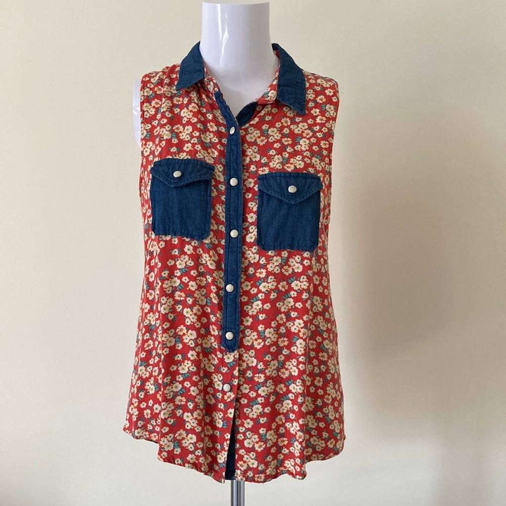 Nollie floral tank top